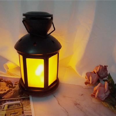 China Portable Garden Fire Flame Bluetooth Speaker LED Camping Lantern Light Lamp for sale