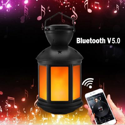 China Wholesale Modern Table Effect Flame Camping Desk Fire Lamp Bluetooth Night Flame Hanging LED Speaker for sale