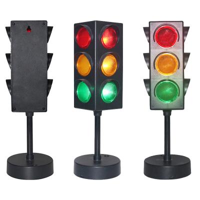 China Kid's Room Wholesale Tricolored Signals Lamp Novelty Gifts Educational Traffic Light Toys for sale