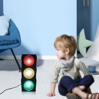 China OEM Room Kid's Home Decorations LED Wall Lights Educational Traffic Lights Toy For Kids for sale