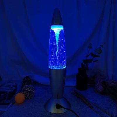 China Tornado Water Desk Night Light Small Size Rechargeable Led Tornado Lamp for sale