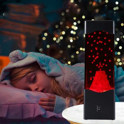 China Modern Office Room Decorations Home Office Night Light Led Volcano Lava Lamp for sale