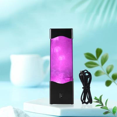 China Dropshipping Modern Products 7 Color Changing Desk Jellyfish Led Lamp for sale