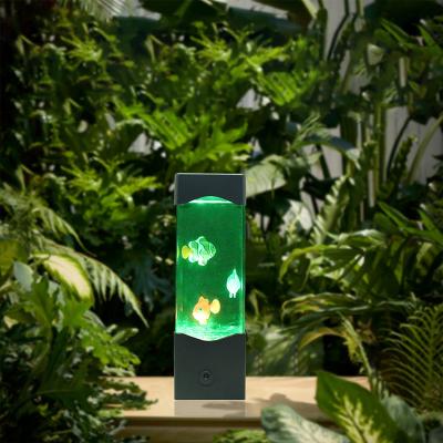 China Minimalist Gifts Table Night Light Moodlamp Lavalamp Aquariumlamp Jelly Fish LED Night Lights Jellyfish Lamp for sale