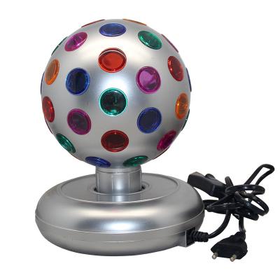 China 6 Inch RGB Portable Color Changing LED Disco Ball Silver Kids Party Lights Stage Lamp for sale