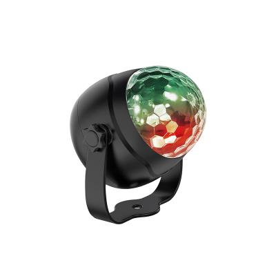 China Factory Wholesale Easy Installation LED Stage Lights RGB Crystal Rotating Disco Ball for sale