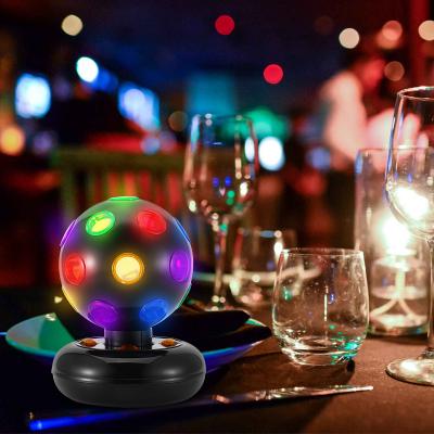 China Individual Portable Rotating 4 Inch LED Party Favors Disco Ball Decoration Party for sale