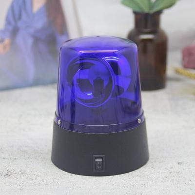 China Mini Police Small Size Party Supplies LED Night Lamp Indoor Lighting KTV Magic Light for sale