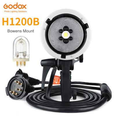 China Convenient to Install Godox AD-H1200B Portable Head Bowens Mount Flash Head with 1200W Bare Bulb Flash Tube for sale