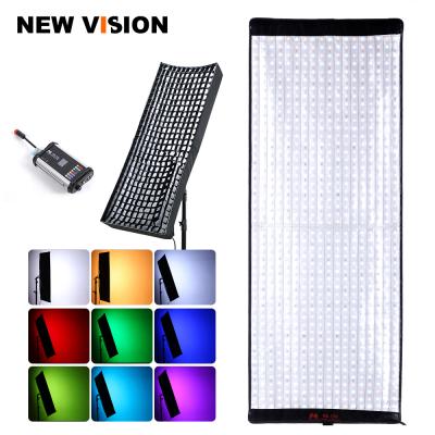 China Flash Hawk Eyes Portable Flexible LED Photo Light RGB Photo Light Honeycomb RX-736 LED Free Grid for sale