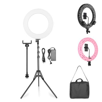 China AMBITFUL RL-480 18Inch 45cm Dimmable LED Ring Light Lamp 60Ws 3000~6000K 480 LEDs with Light Stand for Photo Video Lighting Kit RL-480 for sale