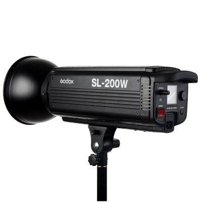 China Godox SL-200W 200Ws 5600K White Light Continuous LED Studio Photo Video Light with Remote Control Light SL200 for sale