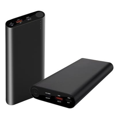 China Dual USB C PD 100W 60W Fast Charger Support Fast Charging Laptop Power Banks 26800mAh for sale