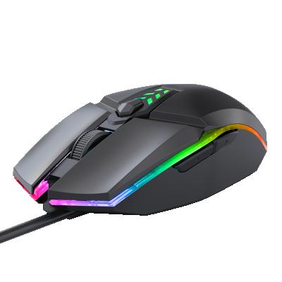 China 1000 1200 1600 DPI Game Wired Ergonomic Gaming Mouse Light Fashion for sale