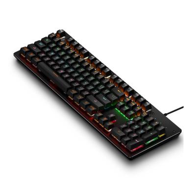 China iMato Factory Sale Hot Wholesale Hot iMato Slot K880 Gaming Keyboard Gaming Green Axis Desktop Computer Mechanical Cable Keyboard Anti-fall for sale