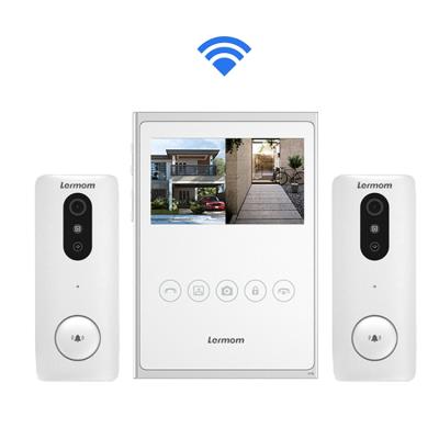 China Night Vision Intercom 300M Infrared Two Way Long Distance Wireless Video Intercom Doorbell 4.3 Inch GSM Video Call Night Vision Phone for sale