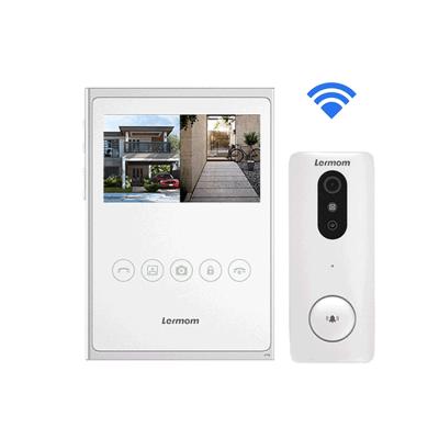 China Infrared Two Way Night Vision Apartment Intercom Door Phone Smart Home Doorbell SIP Wireless Video Door Intercom for sale