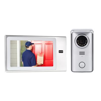 China Intercom Infrared Two-Way Double-Way Night Vision Home Villa Housing 4 Wire Security Intercom Camera Doorbell Video Doorbell 7