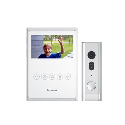 China 4.3 Inch SIP Long Distance Smart Door Infrared Two Way Night Vision Intercom LCD 2 Way Audio Home Door 2 Wires Wired Smart Video Intercom for sale