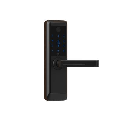 China Keyless Biometric Electric Apartment Digital Door APP Keypad Security Fingerprint Locks for sale