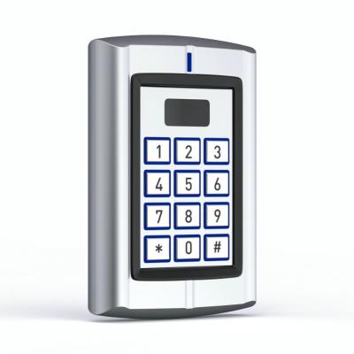 China Waterproof Digital Keypad 1010 Users RFID Card Reader Waterproof / Waterproof Metal Housing Access Control With Back Light for sale