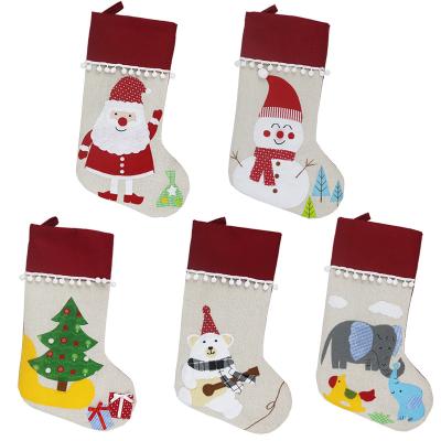 China Amazon New Handmade Christmas Jars Gift Bag Kids Christmas Decoration Gift Jars Supplies Tree Pendant for sale