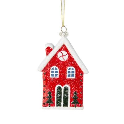 China Durable 2021 New Arrival Vintage Candy House Christmas Tree Ornaments Crafts Holiday Wedding Party Decoration for sale