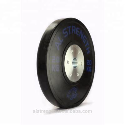 China Durable rubber bumper plates for weightlifting for sale