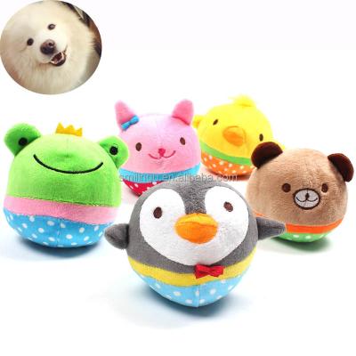 China Soft Cute Dog Ball Penguin Chicken Rabbit Froggy Bear Stocked Squeaky Dog InteractiveToy For Puppy Yorkshire Poodle Chihuahua for sale