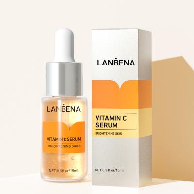 China LANBENA Skin Revitalizer Face Care Vitamin C Serum Whitening Brighten Spots Fade Dark Spots Remove Freckle Essence Facial Serum Skin Care for sale