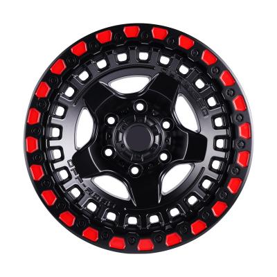 China ALLOY Black 15 Inch 6X139.7 4X4 Class Auto Off Road Wheels Alloy Suv Wheel Rim for sale