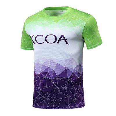 China 2023 Super Lightweight Fabric Moisture Anti-wrinkle 120gsm Mesh Sport Sublimation Print Sports T-shirt For Men for sale