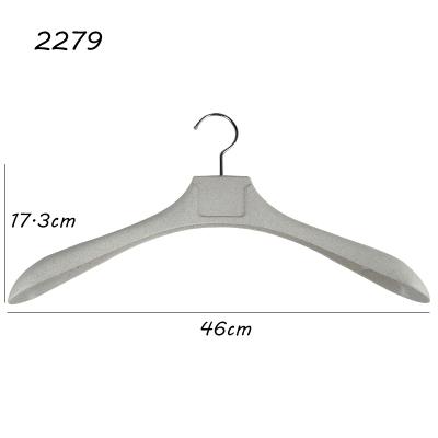 China New CLASSIC straw degradable material hanger for clothes display for sale