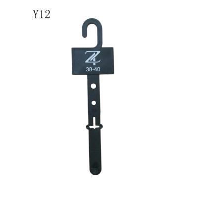 China Eco-friendly Material Small Size Plastic Cheap Price Leather Belt Hanger For Display for sale