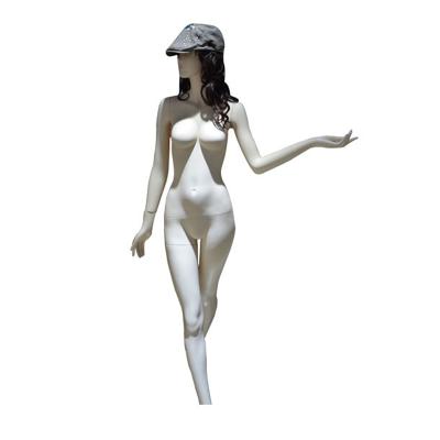 China Others Full Body Mannequins Stand Female Mannequin Head Fiberglass Window Display for sale