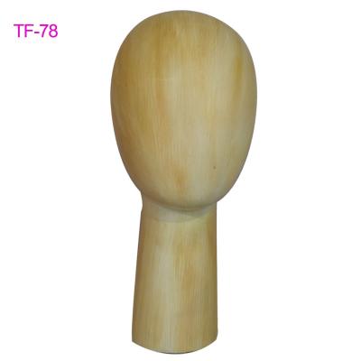 China Other Wooden Mannequin Display Head Hat For Window Display for sale