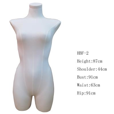 China Headless Cloth Mannequin Fiberglass Female Mannequin For Clothes Display for sale