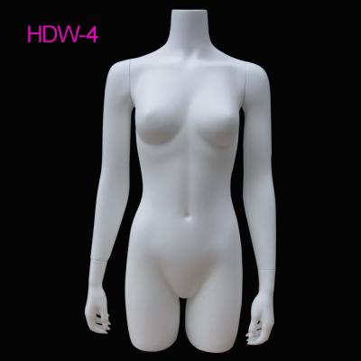 China Dongguan Manufacturer Fiberglass Sexy Plus Size Mannequins Female Torso Upper Half Body for sale