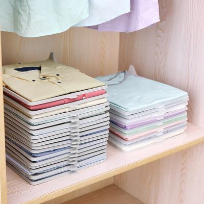 China PP Panel T-shirt Storage Single Lazy Hard Plastic Folding Anti-Wrinkle Board for sale