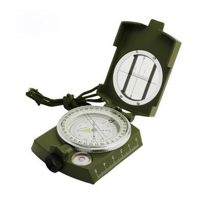 China Geology Hiking Outdoor Orienteering Camping Survival Gold Brass Metal Compass, Accessories Needle Direction Scale Hanging Luminous Compass for sale