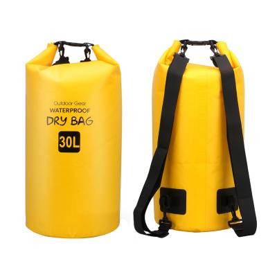 China Outdoor Wholesale Floating Ocean Pack 5L 10l 15L 20L Boating Kayaking Fishing Swimming PVC 500D Waterproof Ocean Pack Dry Bag for sale