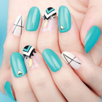 China Custom Packing Artificial Fake Nails Design False Finger False Nails High Quality Acrylic Artificial Nails Press On Nail Tips for sale