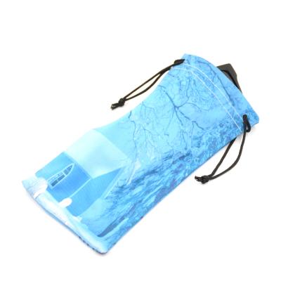 China Sunglasses Ski Case, Microfiber Glasses Pouch Microfiber Sun Glass Bags, Full Logo Printed Microfiber for sale