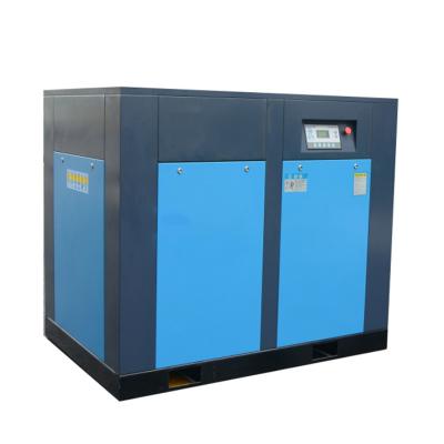 China Quality Lubricated Energy Saving Efficient Low Hear Load 55kw/75hp Outstanding Quality Screw Air Compressor For Variable Use for sale