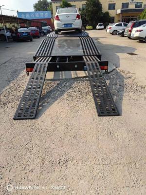 China Heavy-Duty Flatbed Car Trailer Solutions with 1310mm Tread and Customization Options for sale