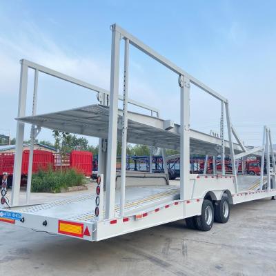 China Car Transport Semi-Trailer Trailer with Jost E100 Landing Gear and Air Suspension System for sale