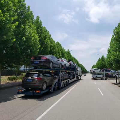 China Air Suspension Customized 2 Axles 3 Axle Car Carrier for Limousine/Sedan Semi Trailer for sale