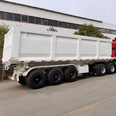 China Sand Oil Transportation Semi-Trailer with Rear Tip Dump Truck and 1840mm Tread for sale