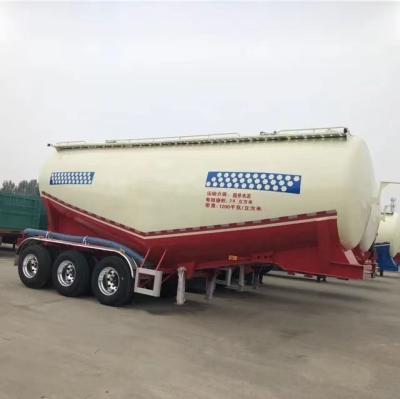 China Jost Kingpin Bulker Cement Trailer para el transporte de polvo y gránulos de ceniza volante en venta