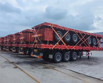 China 20 /40 FT Container Chassis Skeleton Container Truck Semi-trailer met Jost Kingpin Te koop